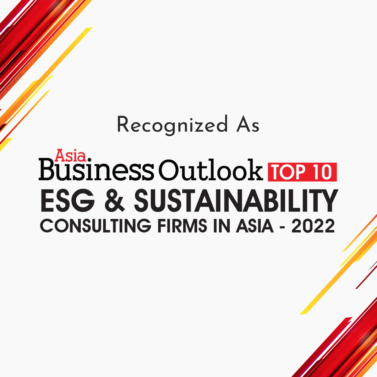 At Quest recognized as Top 10 in ESG and Sustainability in Asia